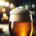 DALL·E 2023-12-23 10.48.46 - A photo centered on the theme of beer foam in beer photography. The image captures a close-up of a glass of beer, with a focus on its thick, creamy fo.png